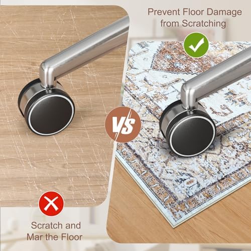 Anidaroel Home Office Chair Mat for Hardwood Floor, 8x10 Under Desk Rug for Rolling Chair, Desk Mat for Chair, Gaming Chair Mat, Anti-Slip Backing Large Floor Protector Rug for Home Office - Image 6
