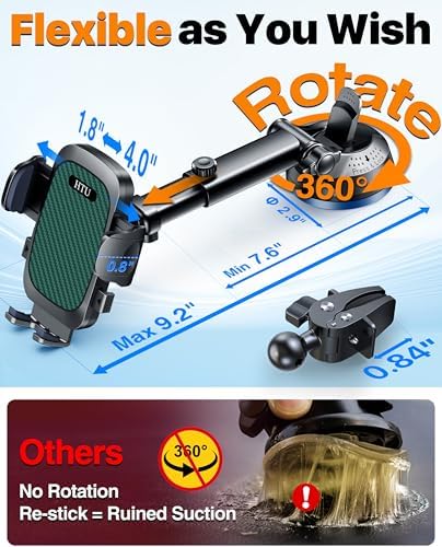 HTU 2026 Ultimate Best【True Military-Grade & Safety Cert】 Car Phone Holder - Image 4