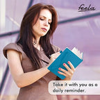 5 Pack Journal Notebook Bulk for School, Feela Hardcover Business Notebooks Classic Ruled Lined Journals with Pen Holder for Work Note Taking, with 5 Black Pens, 120 GSM, 5.1”x8.3”, A5, Teal - Image 6