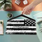 Case for Samsung Galaxy Tab S10 FE Plus 13.1 Inch 2025 Model (SM-X620/X626),Card Slot PU Leather TPU Case Pen Holder Auto Wake Sleep,Vintage American Flag - Image 2