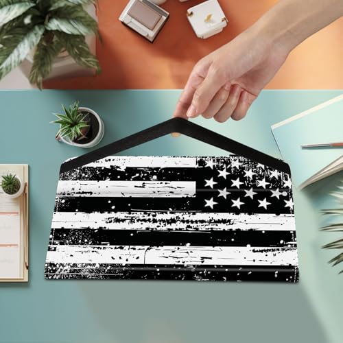 Case for Samsung Galaxy Tab S10 FE Plus 13.1 Inch 2025 Model (SM-X620/X626),Card Slot PU Leather TPU Case Pen Holder Auto Wake Sleep,Vintage American Flag - Image 2