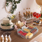 13.8" Acrylic Number Charcuterie Tray, Fillable Charcuterie Box (Number 9) - Image 6