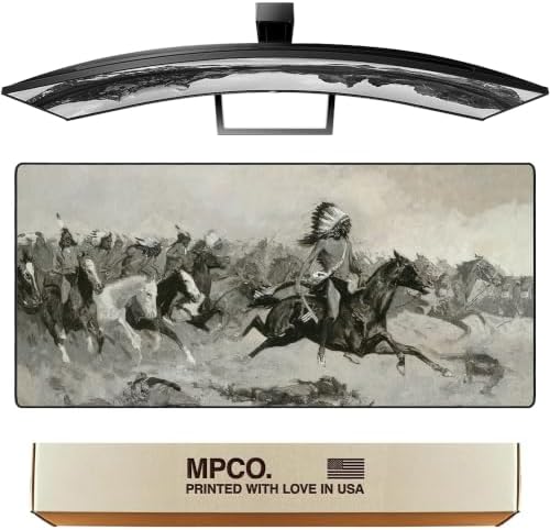 MPCO. Charge Gaming Desk Pad, 36" x 17" Duraglyde Non-Slip Fabric Desk Mat by TheMousepadCompany