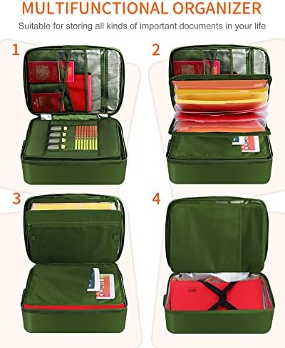Noiposi Fireproof Document Box with Lock 5200℉ Water Resistant - Image 3