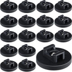Yookeer 15 Pcs Magnetic Zip Tie Mount Cable Clips Black, 43 mm by Yookeer