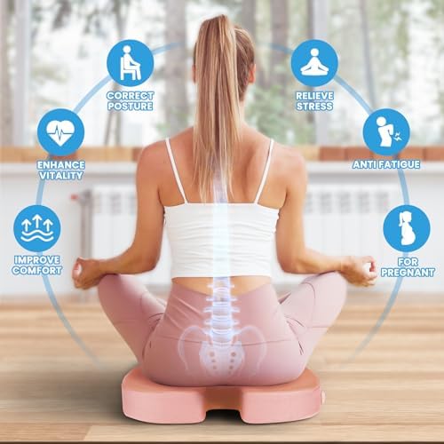TushGuard Memory Foam Seat Cushion for Office Chair, Car Seat, Pink, XL - Image 4