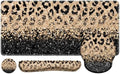 iLeadon 4in1 Mouse Pad Set, Leopard Mouse and Keyboard Pad Set by iLeadon