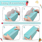 Colarr 48 Pcs Cardboard Magazine File Holder Book Bins, Sweet Color - Image 4