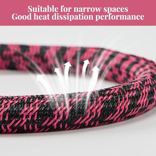Cable Sleeve 3/4 Inch x 50FT Self-Wrapping Wire Loom - Image 2