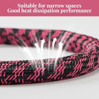 Cable Sleeve 1/2 Inch x 100FT Self-Wrapping Wire Loom - Image 2