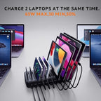 Charging Station for Multiple Devices, Adjustable Dividers Charger Dock - Image 7