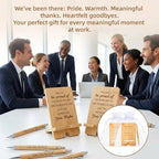60 Pcs Employee Appreciation Gifts Bulk, 20 Wooden Phone Stands, 20 Motivational Pens with White Organza Bags, Thank You Gifts for Coworkers, Staff, Team, Volunteers, Nurses, Teachers, Office Desk - Image 6