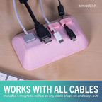 Smartish Magnetic Cord Holder, Bigger Cable Wrangler, Office Desk Organizer - Image 6
