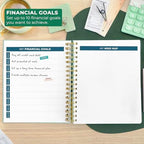 Clever Fox Budget Planner & Monthly Bill Organizer, Large Mint Green - Image 4