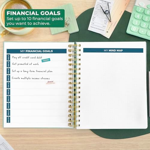 Clever Fox Budget Planner & Monthly Bill Organizer, Large Mint Green - Image 4