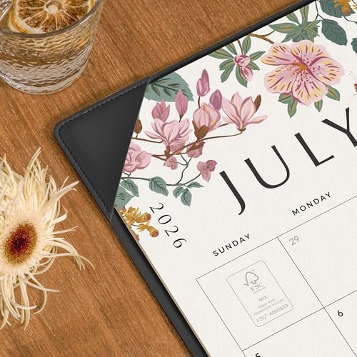 Cabbrix Desk Calendar 2027, Large Desk Pad Calendar 22 x 17" (Black) - Image 3