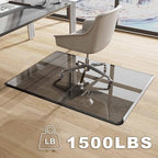 MESAILUP Beveled Edge Office Chair Mat for Carpet or Hardwood Floor Crystal Gray 36" x 48" Clear Chair Mats for Easy Roll On/Off, Hard Heavy Duty and Non-Slip Pad Floor Ultimate Desk Chair Mat - Image 4