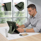 E NET-CASE Case for 11" Kindle Scribe 3rd Generation 2025, Kindle Scribe Colorsoft, Multi-Viewing Stand Cover with Auto Sleep/Wake,Pen Holder for Scribe 11" 2025 Released (Green) - Image 3