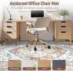 Anidaroel Home Office Chair Mat for Hardwood Floor, 8x10 Under Desk Rug for Rolling Chair, Desk Mat for Chair, Gaming Chair Mat, Anti-Slip Backing Large Floor Protector Rug for Home Office - Image 3