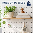 50 Pcs 8 Inch Pegboard Hooks with Label Holder for 1/4 Inch Peg Board - Image 5