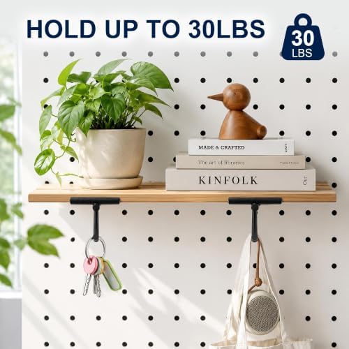 50 Pcs 8 Inch Pegboard Hooks with Label Holder for 1/4 Inch Peg Board - Image 5