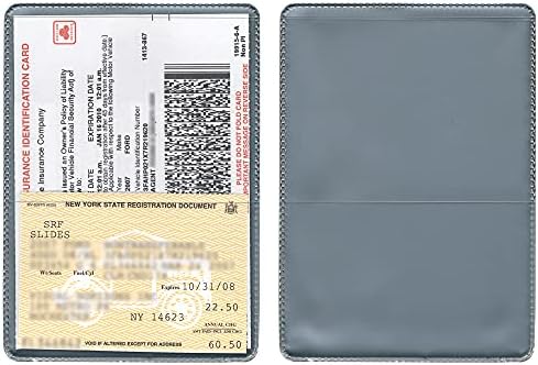 StoreSMART® - Silver-Back Auto Insurance & ID Card Holders - 200 Pack - RFS20-S200 by StoreSMART