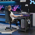 CHOEZON 31.5" Large Computer Tower Stand with Power Outlet - Image 4