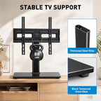 PERLESMITH Universal TV Stand Legs for 32-65 inch TVs, Table Top TV Stand up to 88 lbs, Height Adjustable Television TV Mount, Universal TV Leg Base for Living Room & Bedroom (32-65 Inch with Swivel) - Image 4