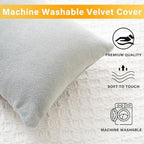 1 MIDDLE ONE 2 Pack Small Pillow, Memory Foam Mini Pillow 11 X 7 Inches for Travel, Sleeping, Nap and Neck, Knee, Lumbar Support, Tiny Cushion for Pet, Dogs (Grey) - Image 4