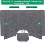 Large Bulletin Board 72" x 48" Felt Cork Board - Decor Pin Board, Dark Gray - Image 6