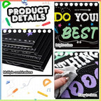 Honoson 24 Pcs Inspirational Privacy Folders for Students - Image 3