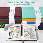 5 Pack Bullet Dotted Notebook Bulk, A5, 312 Numbered Pages Dot Journal Set - Image 6