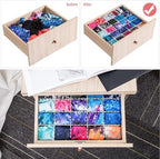85Pcs Drawer Dividers, Adjustable Drawer Organiser, Cut at Will for Tidying Clutter Clothes, Socks, Makeup, Dresser, Kitchen Black - Image 5