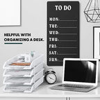 Fainne 8 Pcs Stackable Paper Trays Organizer Letter Tray for Desk, White - Image 4