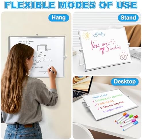 Magnetic Dry Erase Board 16x12 – Double-Sided Whiteboard with Stand - Image 4