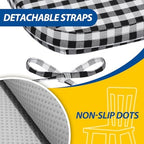 AAAAAcessories Chair Cushions for Dining Chairs, 17 x 16 x 2 in, Set of 4 - Image 5
