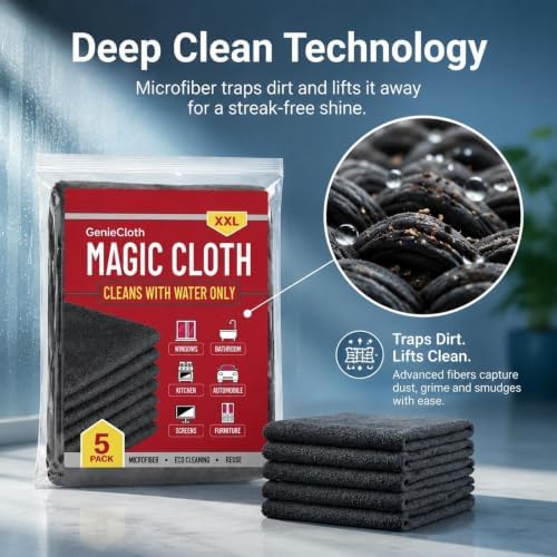 Multipurpose Cleaning Cloth, Lint‑Free Reusable Household - Image 4