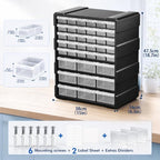 Drawer Organizer Craft Organizers and Storage with Dividers Labels Thicker - Image 2