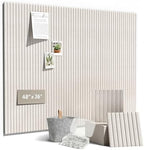 Felt Bulletin Board Tiles 48" x 36", Large Pin Board Wall Organizer Alternative, Self Adhesive Felt Wall Panels with 50 Push Pins & Storage Pouch for Office, Bedroom and Study Room, Oatmeal by janasse