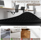 Office Chair Mat for Low Pile Carpet, 36"x48" Smooth Glide with Lip - Image 5