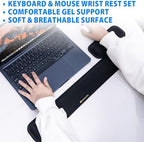 Cyberguys! Ergonomic Keyboard Wrist Rest and Mouse Pad Set - Image 2