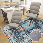 Office Chair Mat for Hardwood Floor, 72"x48" Easy Glide Computer Desk Mat Protector for Rolling Chair Under Desk Rug Nonslip Backing, Machine Wash, (Modern) - Image 5