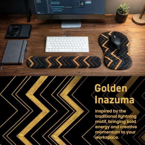 BELLEMOND Japanese Mouse Pad with Wrist Rest | Ergonomic Memory Foam, Large - Image 7