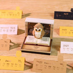 3D Time Piece Calendar 2027 With 52 Weekly Calendars, 3D memo pad tear away calendar 2027, Artsy Pads Suitable for Room and Office Desktop Decoration, Gift Giving (Owl) - Image 3