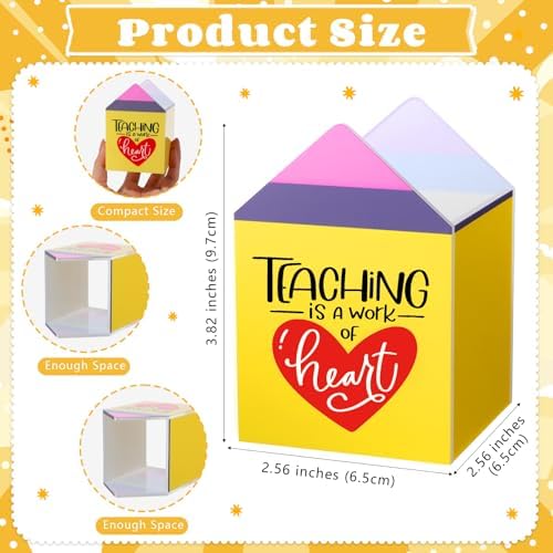 Sherr 10 Pcs Back to School Teacher Gifts Inspirational Pencil Cups Bulk - Image 2