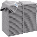 HOMEXCEL 50PK Microfiber Cleaning Cloth, Cleaning Rag for Home, 11.5x11.5in by HOMEXCEL