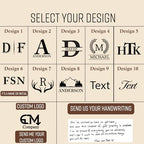 Custom Leather Desk Mat – Personalized Office Desk Pad, Engraved Mouse Pad, Handmade Grain Leather Mat, Logo Gift for Men, Christmas Gift (Light Brown, Medium:32x16) - Image 3