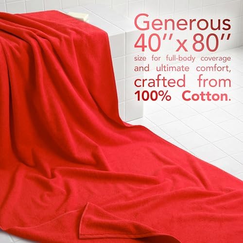 American Soft Linen 100% Cotton Luxury Turkish Towels, 40x80 XL Bath Sheet - Image 2
