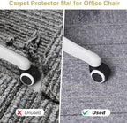36”x 48” Carpet Floor Mat for Office Chair, Clear Desk Chair Floor Mat for Carpet for Medium/Low Pile, HeavyDuty Chair Mats for Carpeted Floors, Studded Desk Mat for Carpets for Homes and Offices - Image 3