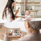 Dragon Touch Digital Picture Frame WiFi 10 inch IPS Touch Screen Digital Photo Frame Display, 32GB Storage, Auto-Rotate, Share Photos via App, Email, Cloud, Classic 10 - Image 3
